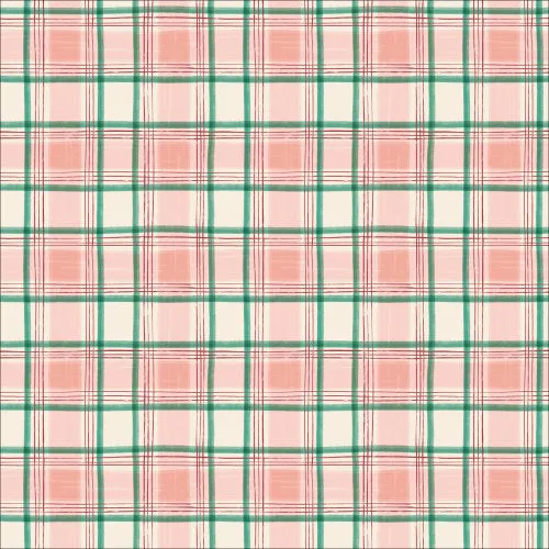 100% Cotton Cozy Plaid from Warm & Cozy by MK Surface
