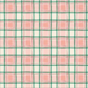100% Cotton Cozy Plaid from Warm & Cozy by MK Surface