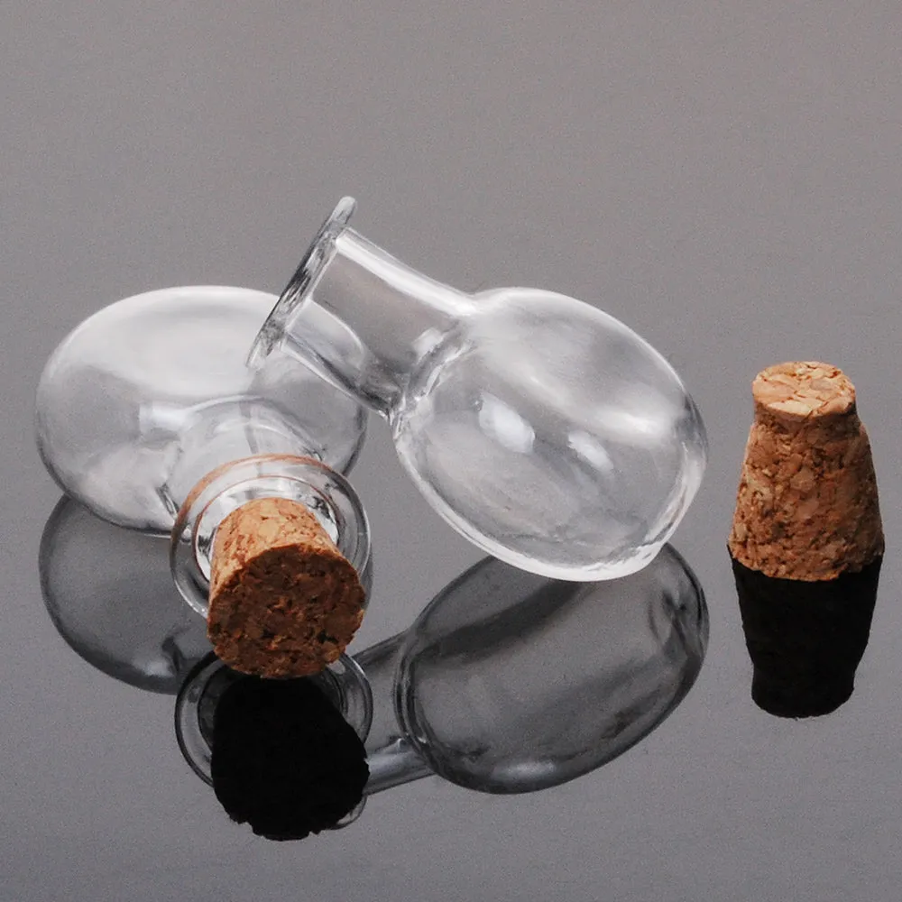 20*25mm Cute mini clear cork stopper glass bottles,small glass bottles with cork,small wish bottles,vials jars containers,empty glass bottles,10pcs/lots
