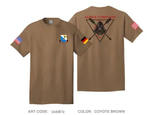 A Co, 7th NCOA Comfort Unisex Cotton SS Tee - UxkB7z
