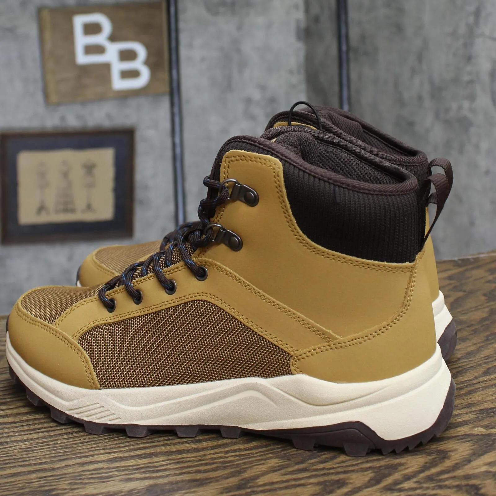 All In Motion Mens Doran Winter Hiker Boots 88235831 Brown 8