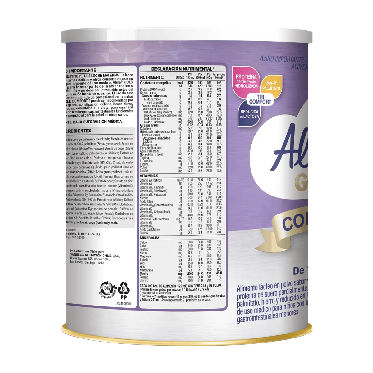 ALULA GOLD COMFORT 3 900G