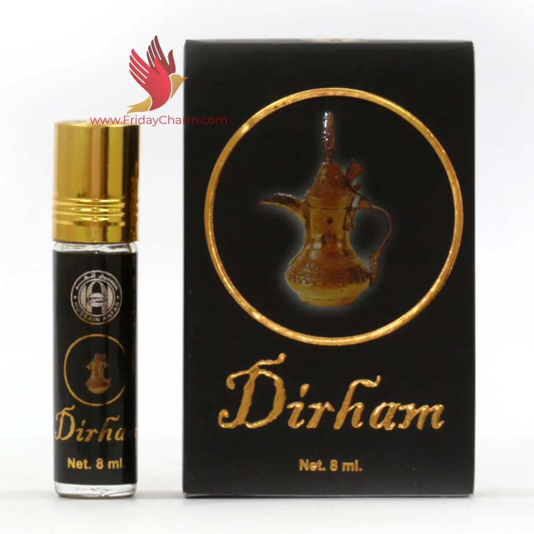 Anfar Dirham, White Musk & Mubhakar Roll On Attar  Pack Of 3 - 8ml