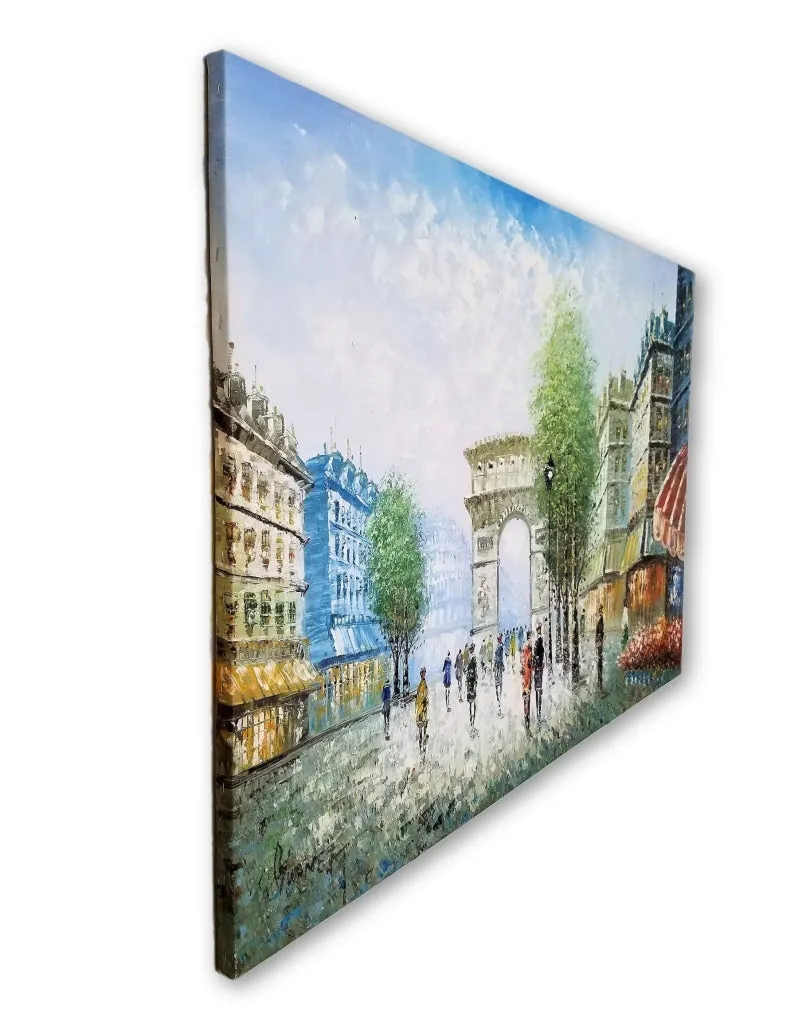 Arc de Triomphe: Paris, France - PREMIUM - 36 x 24 in. by C. Burney