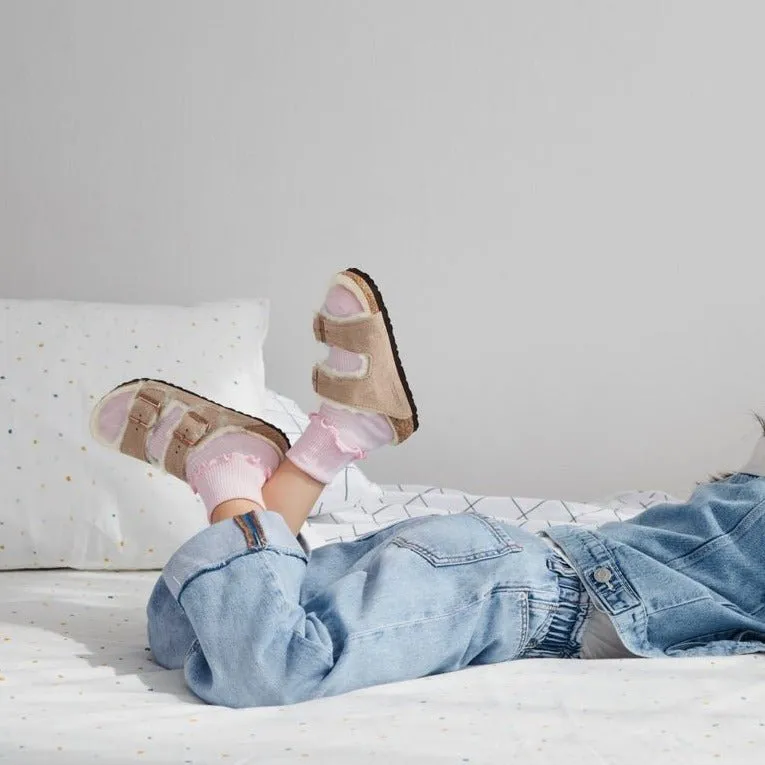 Arizona Shearling | Kids | Suede | Taupe