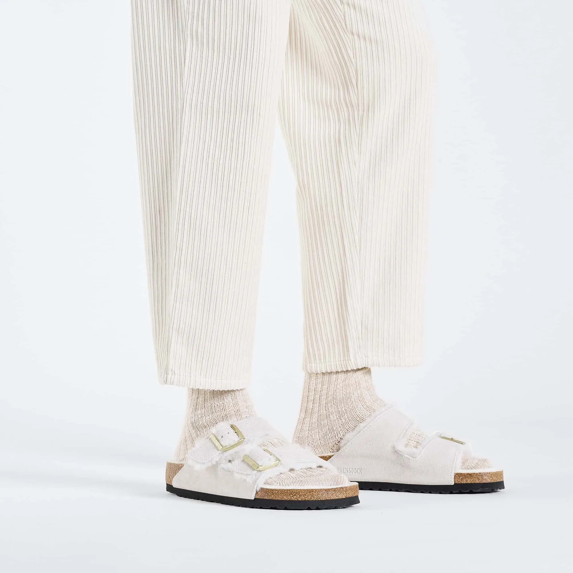 Arizona Shearling Suede Leather