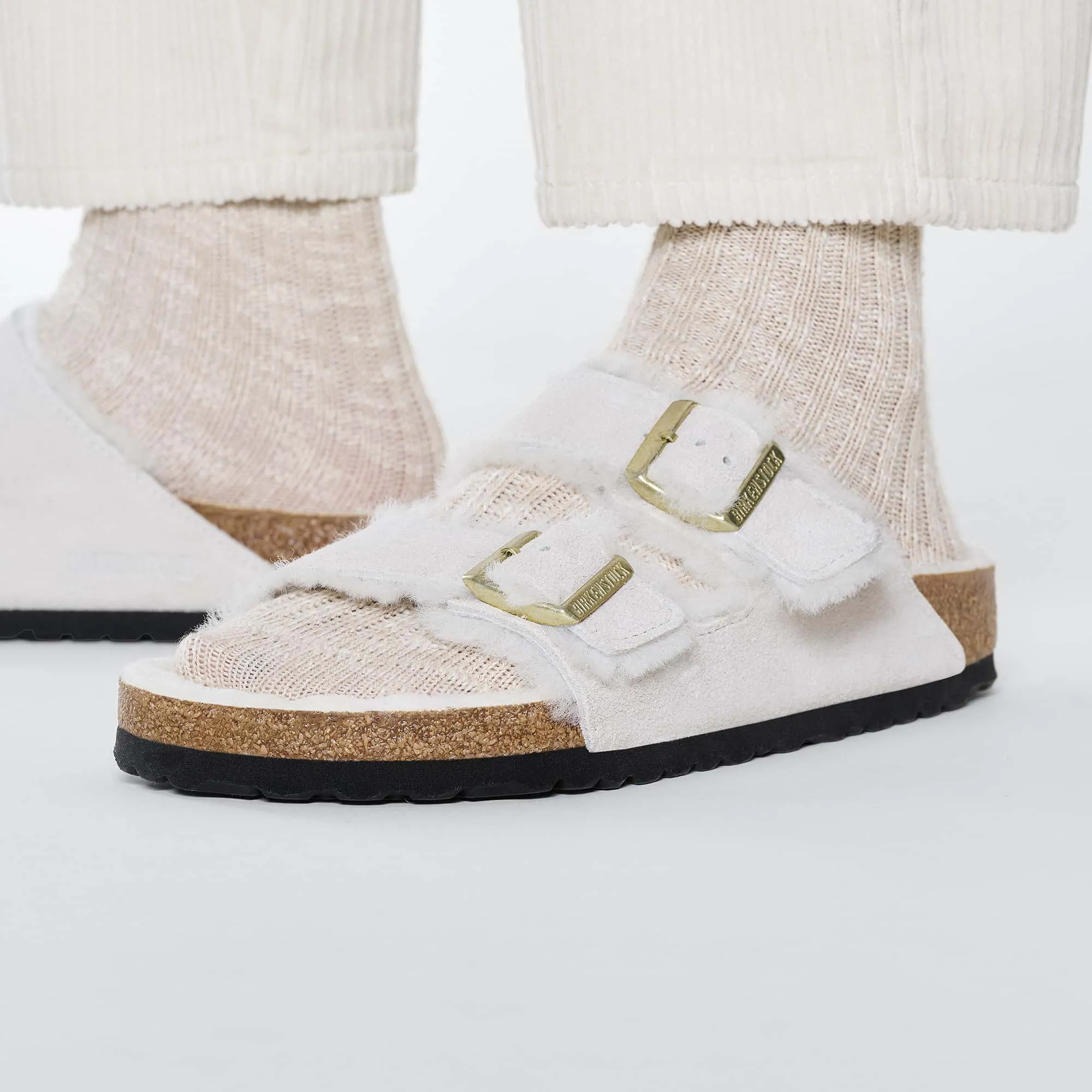 Arizona Shearling Suede Leather