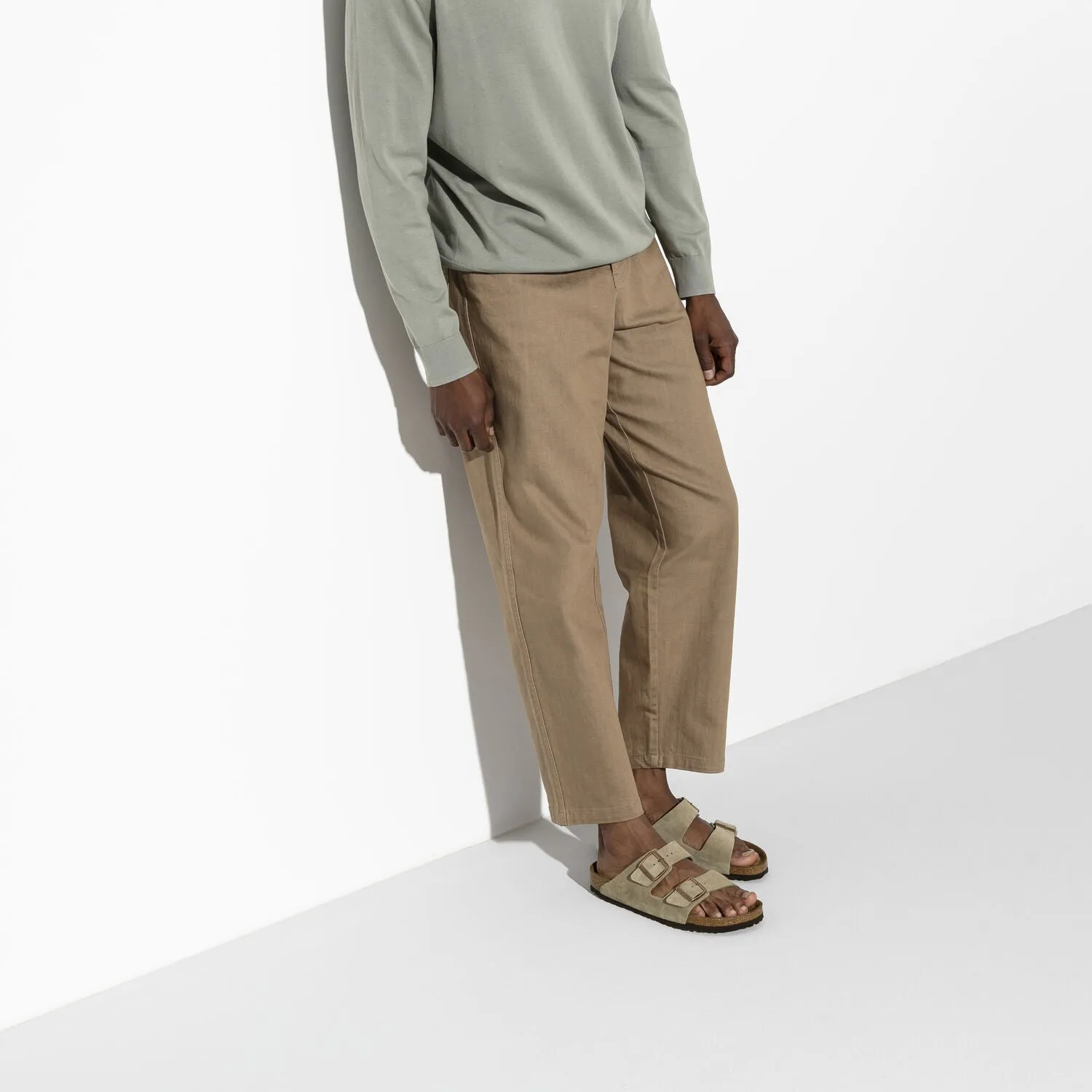 Arizona Soft Footbed Suede (Taupe)