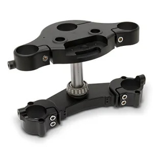 Arlen Ness 20-379 Black 7 & 7 Raked Triple Tree
