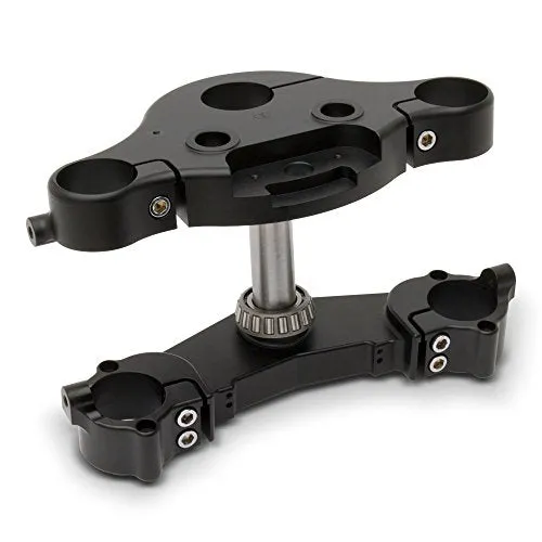 Arlen Ness 20-379 Black 7 & 7 Raked Triple Tree