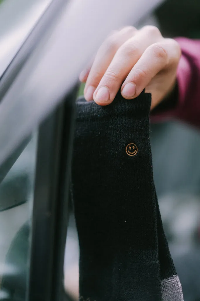 Banana Merino Thin-Knit Tech Crew Socks