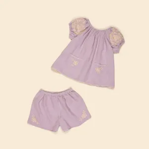 Barbara Short Set - Lavender