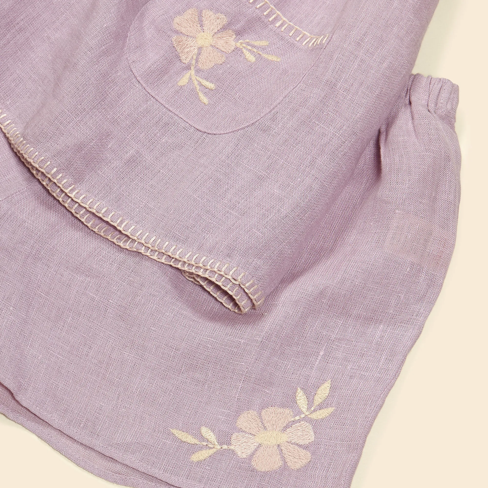 Barbara Short Set - Lavender