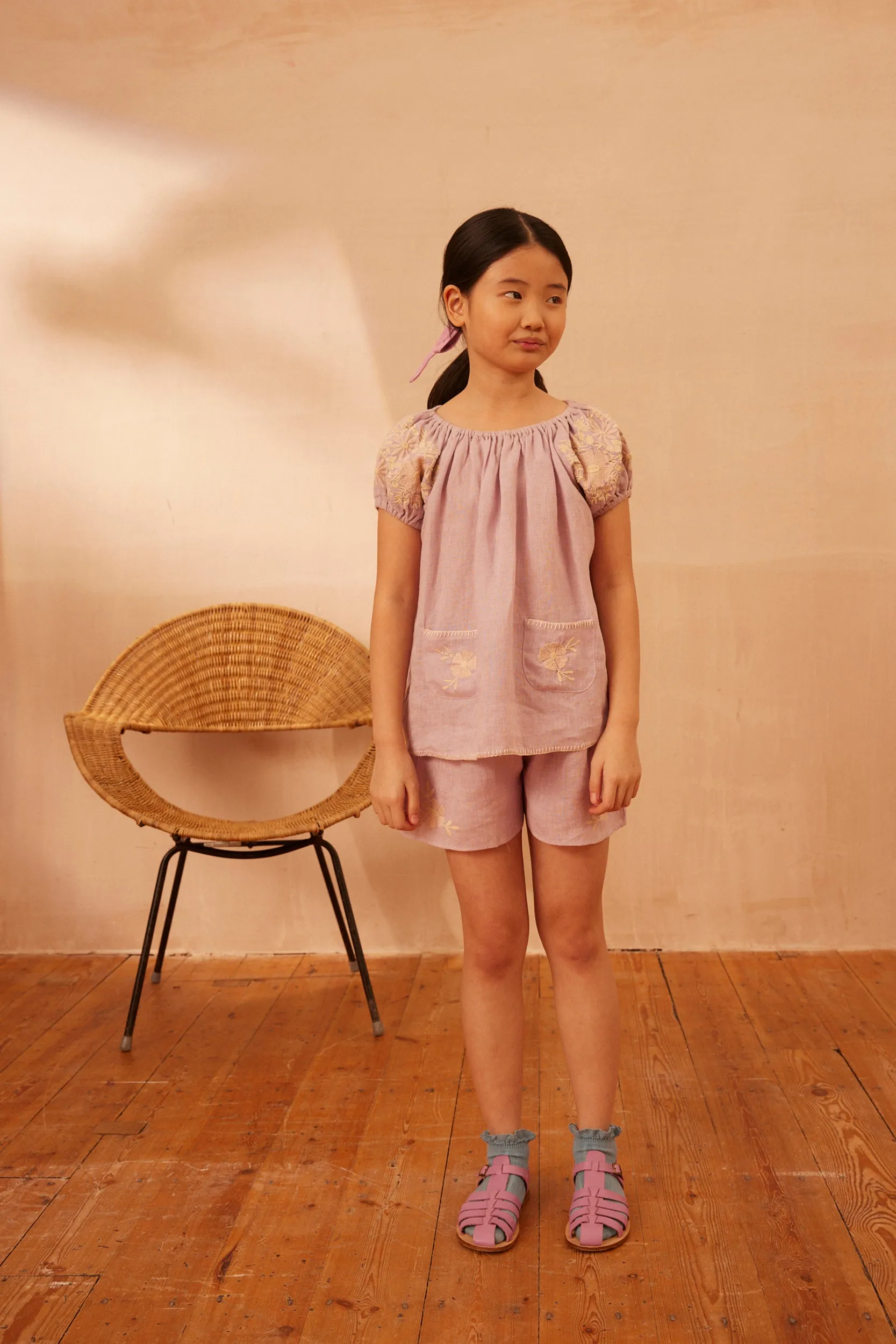 Barbara Short Set - Lavender