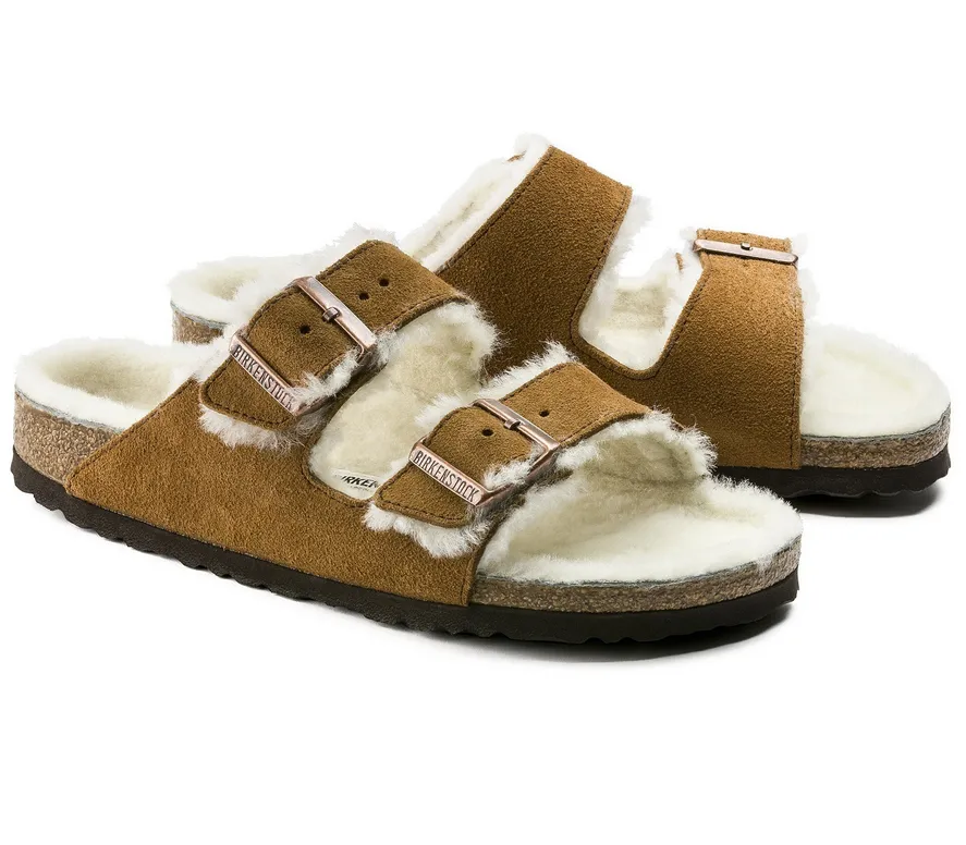 Birkenstock Arizona Shearling Mink 1001128