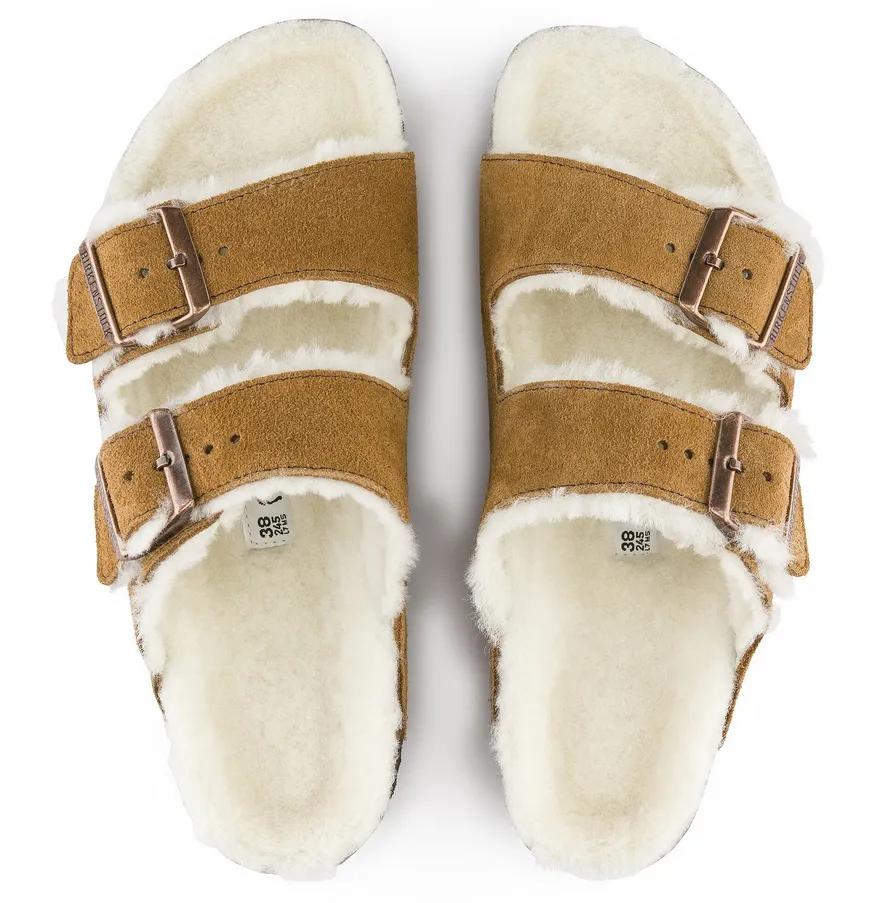 Birkenstock Arizona Shearling Mink 1001128