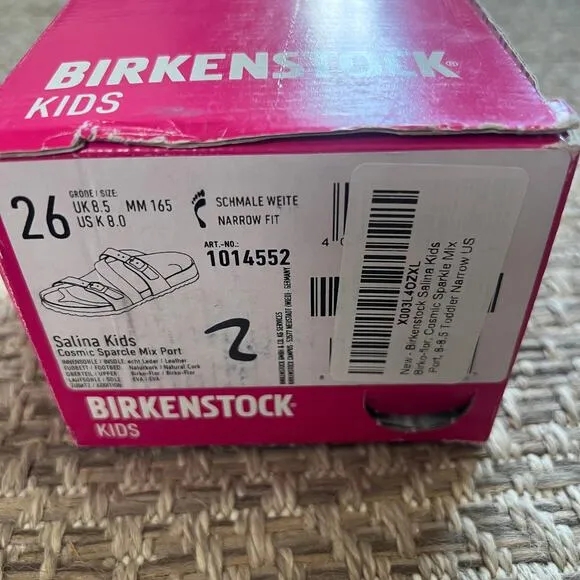 Birkenstock Salina Kids Sandal Sz 26/ US toddler 8