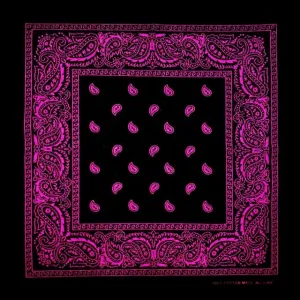 Black Pink Bandana