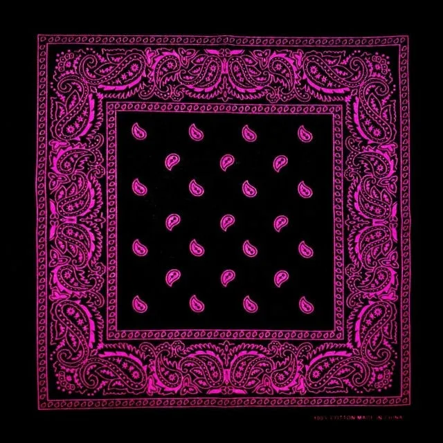 Black Pink Bandana