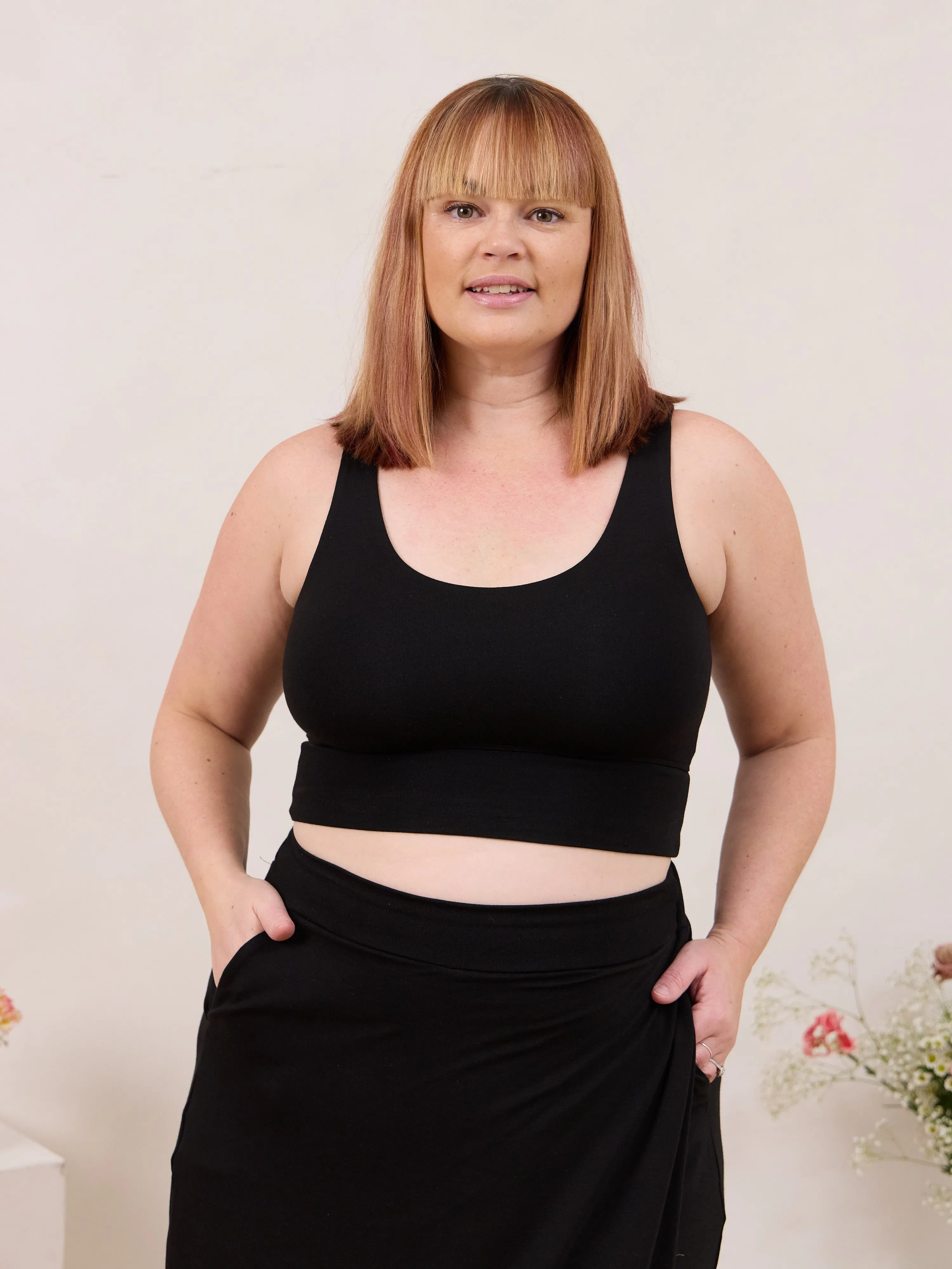 BLACK THOMPSON BRA