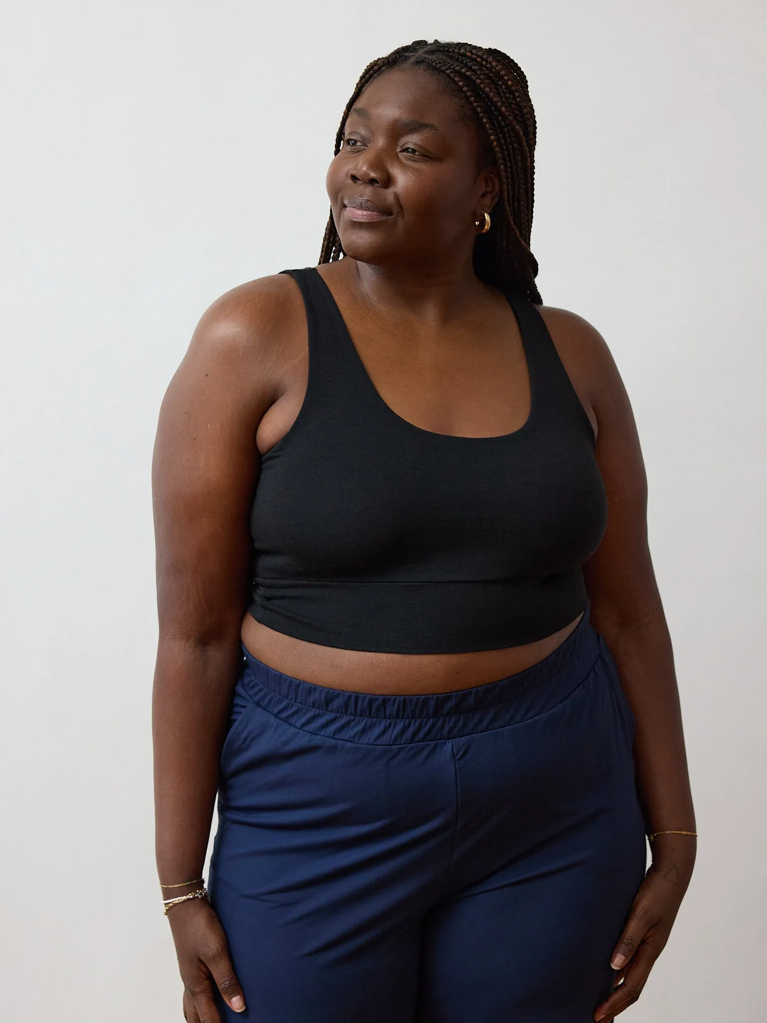 BLACK THOMPSON BRA