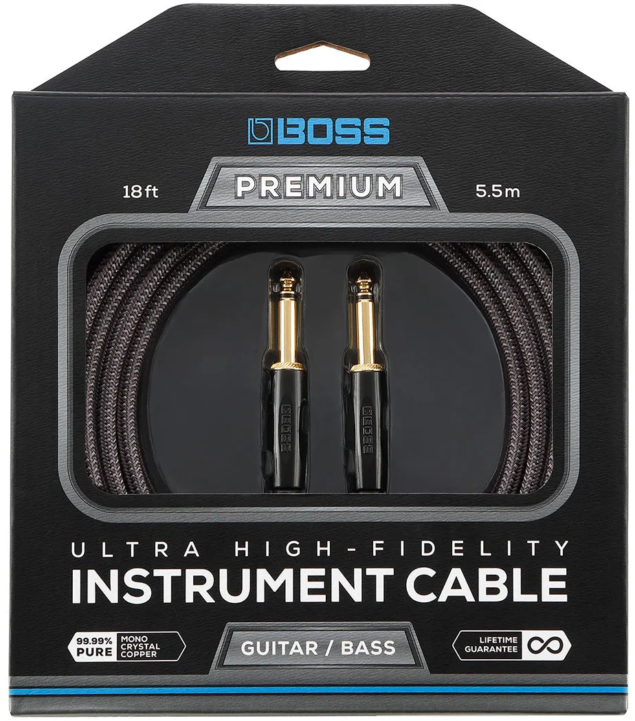 Boss BIC-P10 Premium Cable 10ft SS High-Fidelity