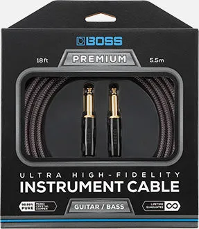 Boss BIC-P10 Premium Cable 10ft SS High-Fidelity