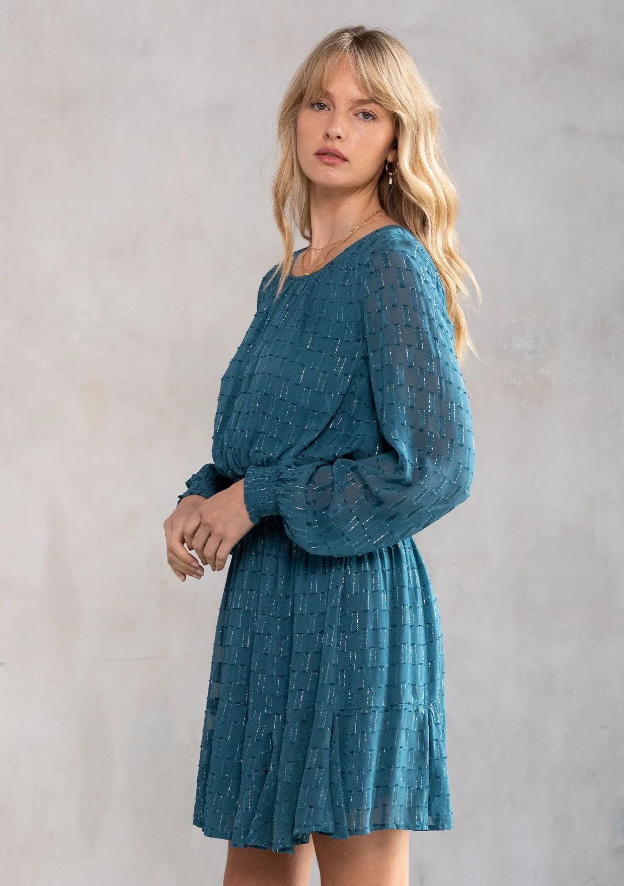 Breakaway Chiffon Mini Dress