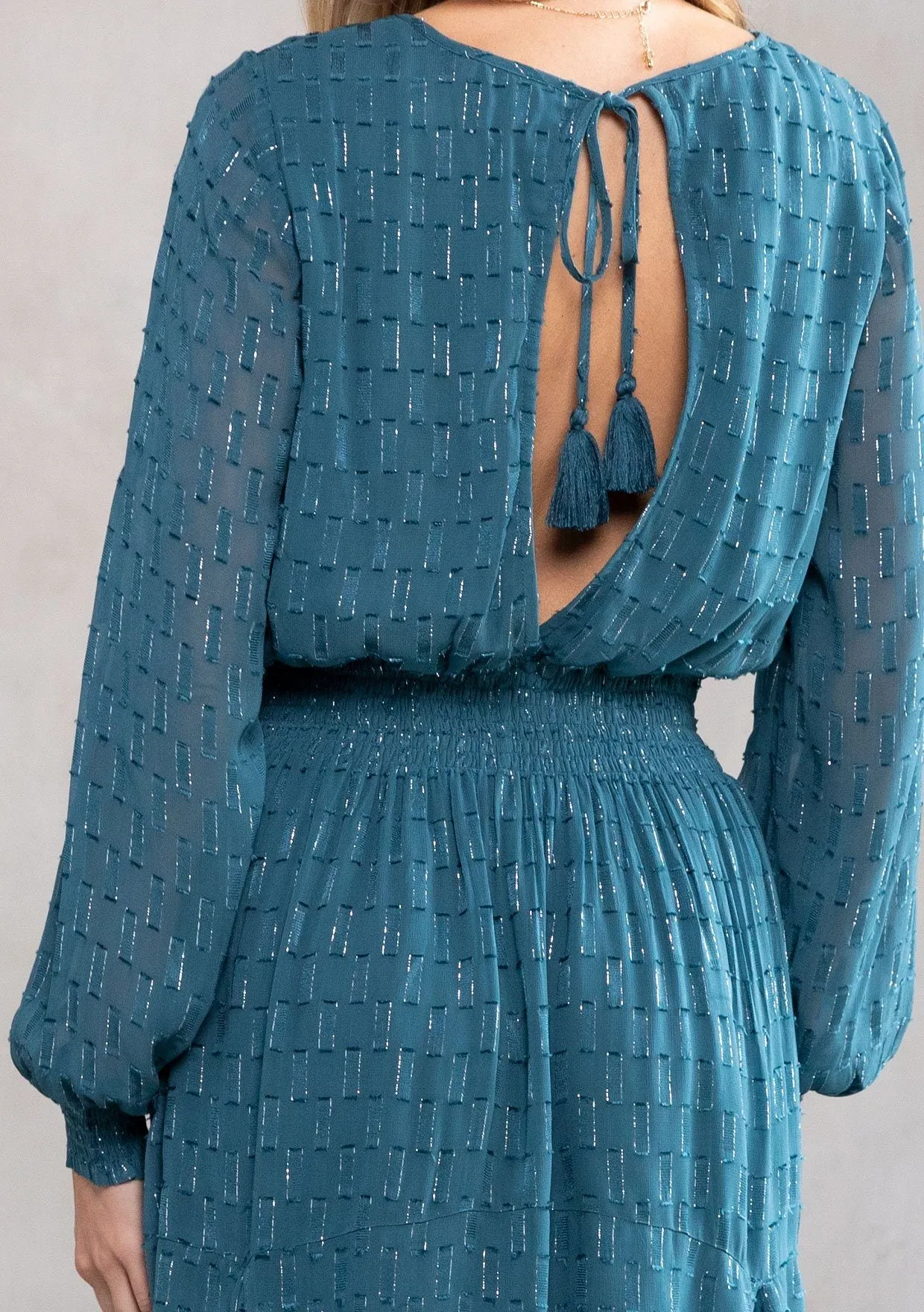 Breakaway Chiffon Mini Dress