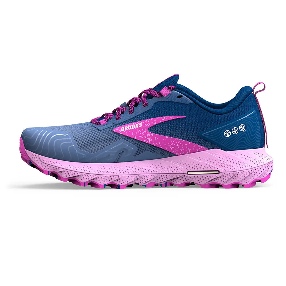 Brooks Cascadia 17 (Womens) - Navy/Purple/Violet