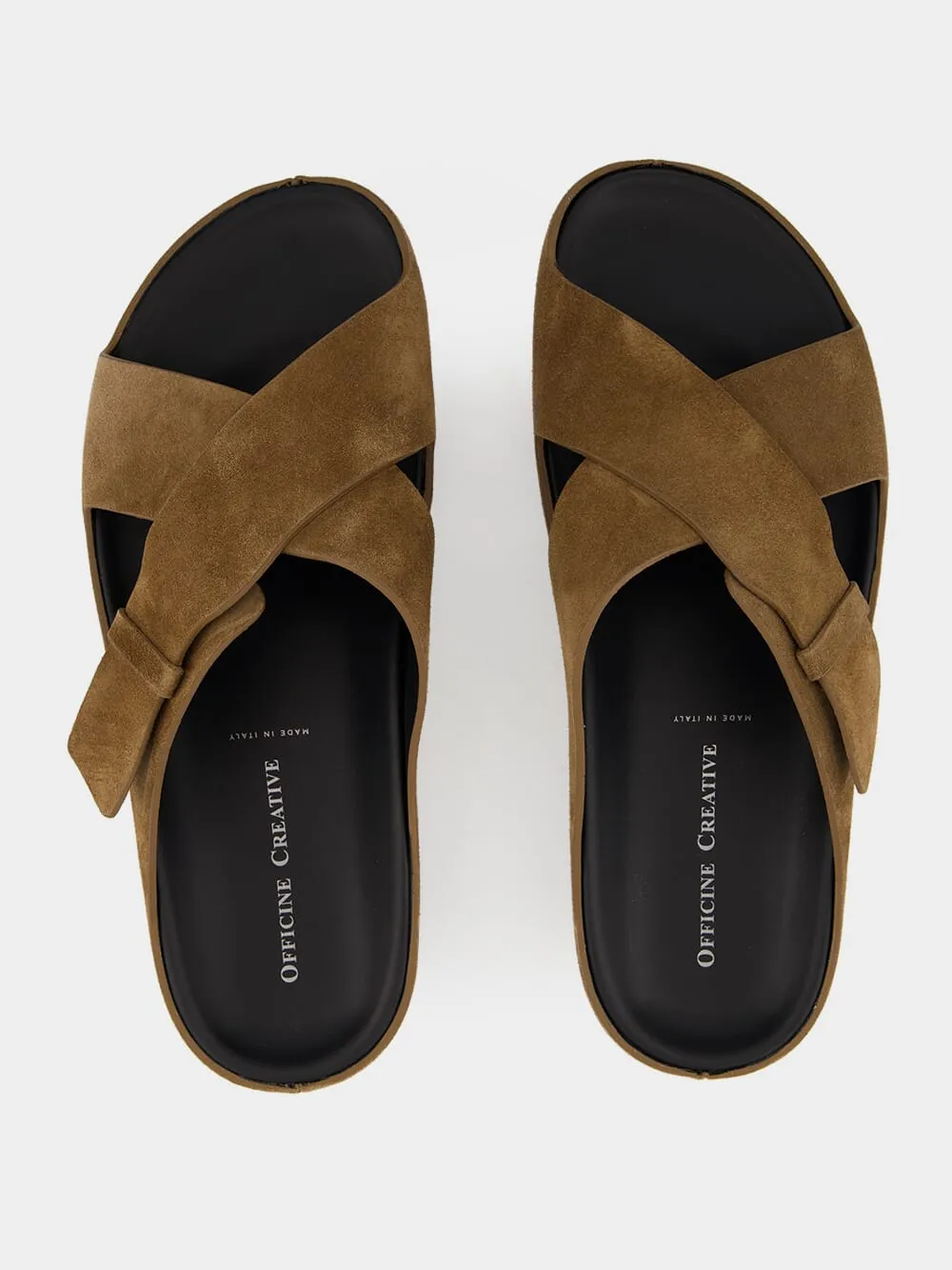 Brown Suede Agorà 011 Sandals