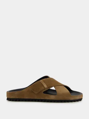 Brown Suede Agorà 011 Sandals
