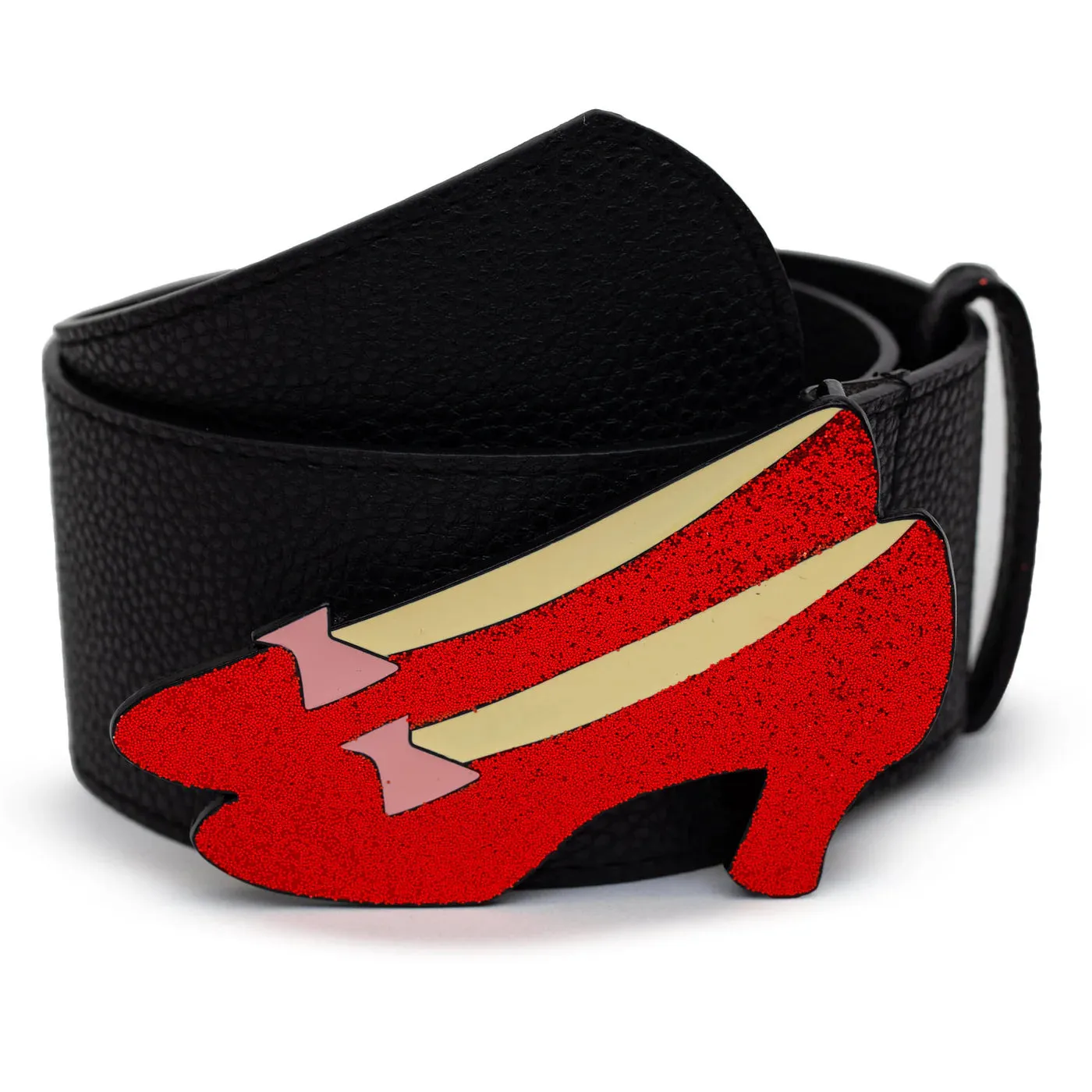 Buckle Down Wizard Of Oz Ruby Slippers Enamel Belt