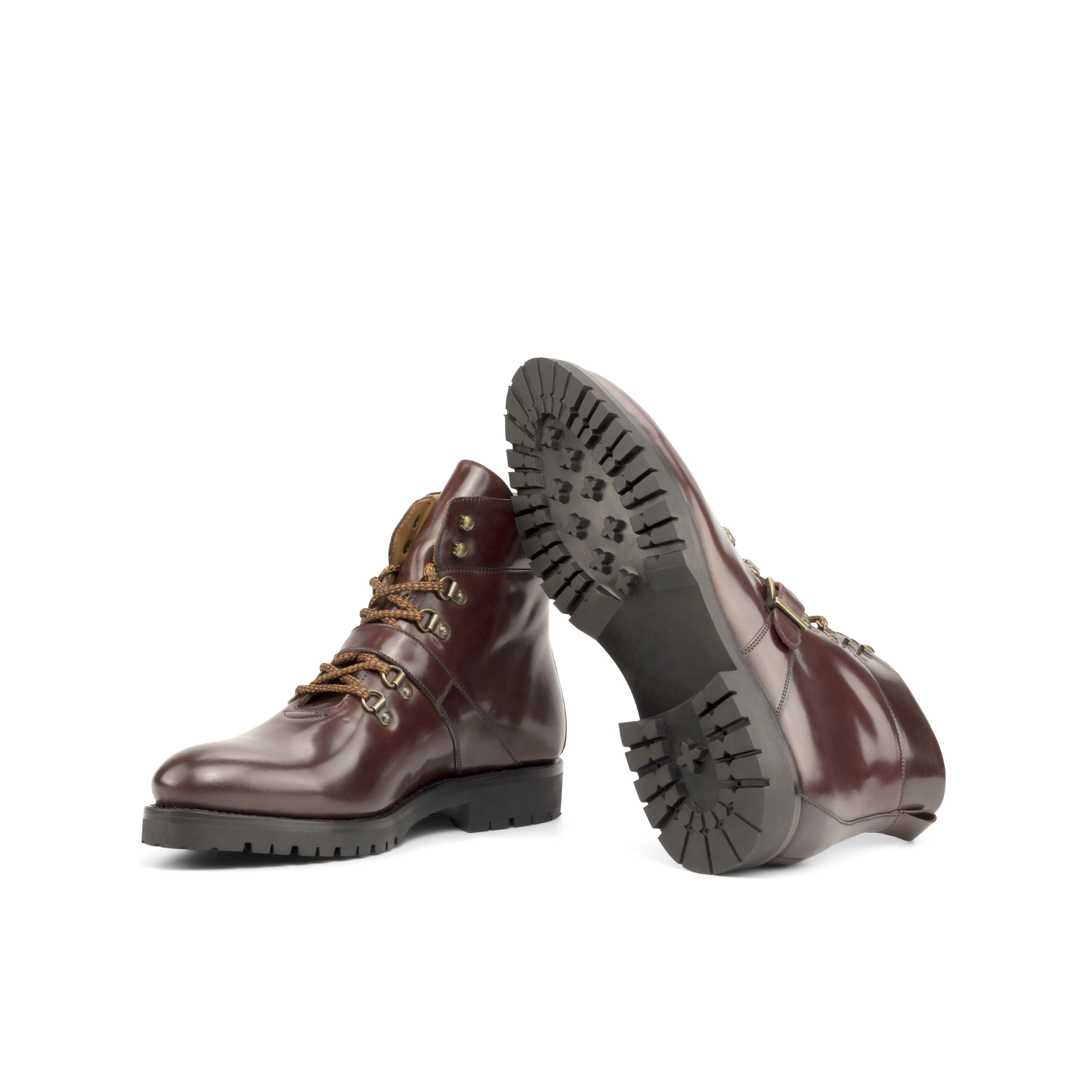 Burgundy Shell Cordovan Hiking Boot