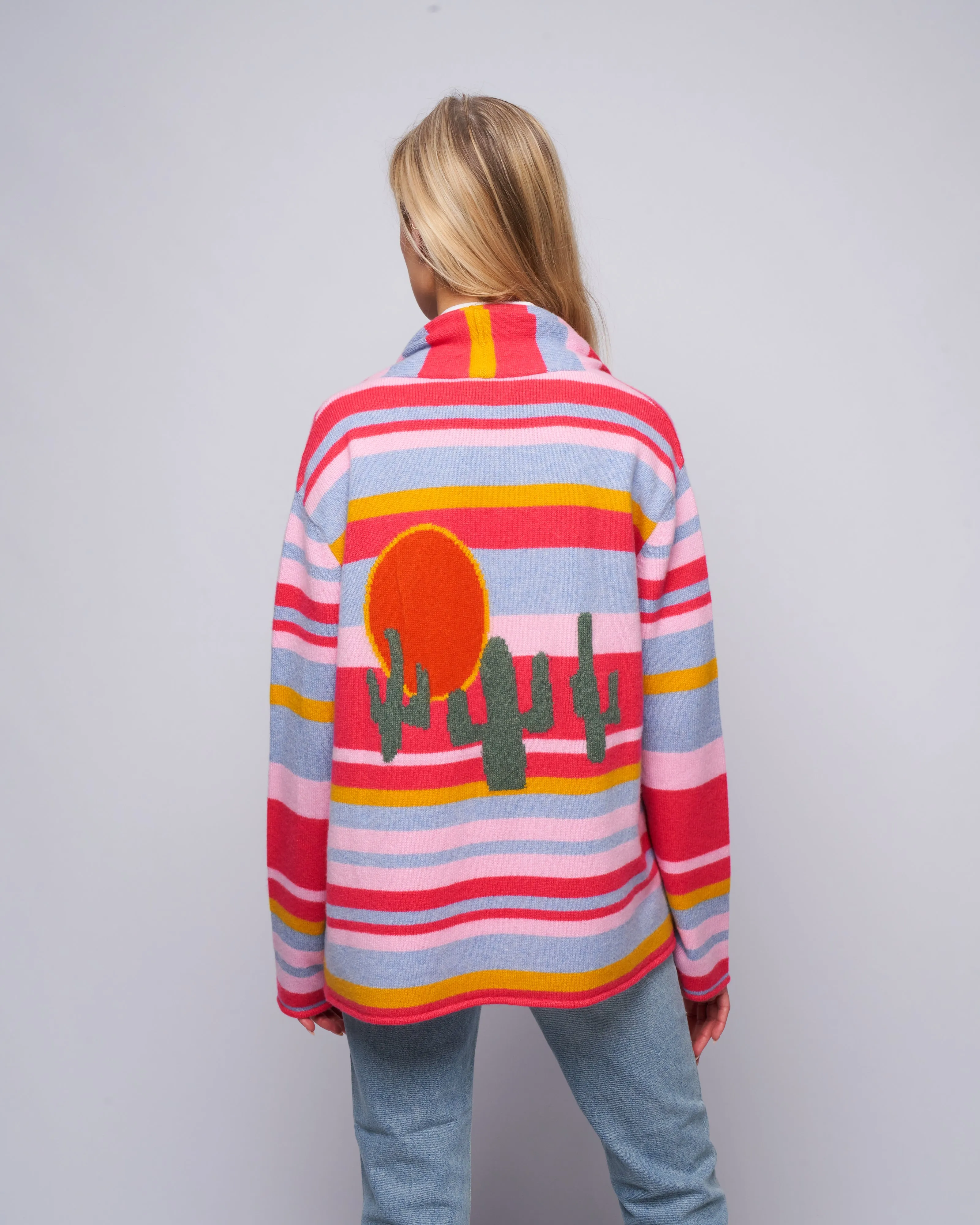 cactus cardigan - multi