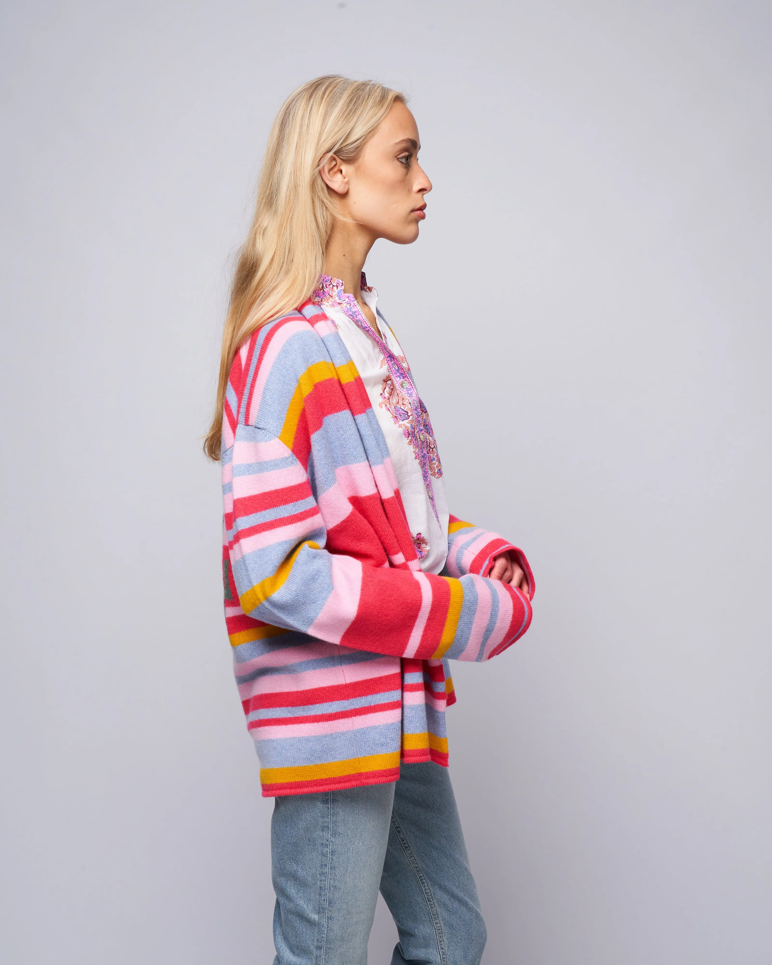 cactus cardigan - multi