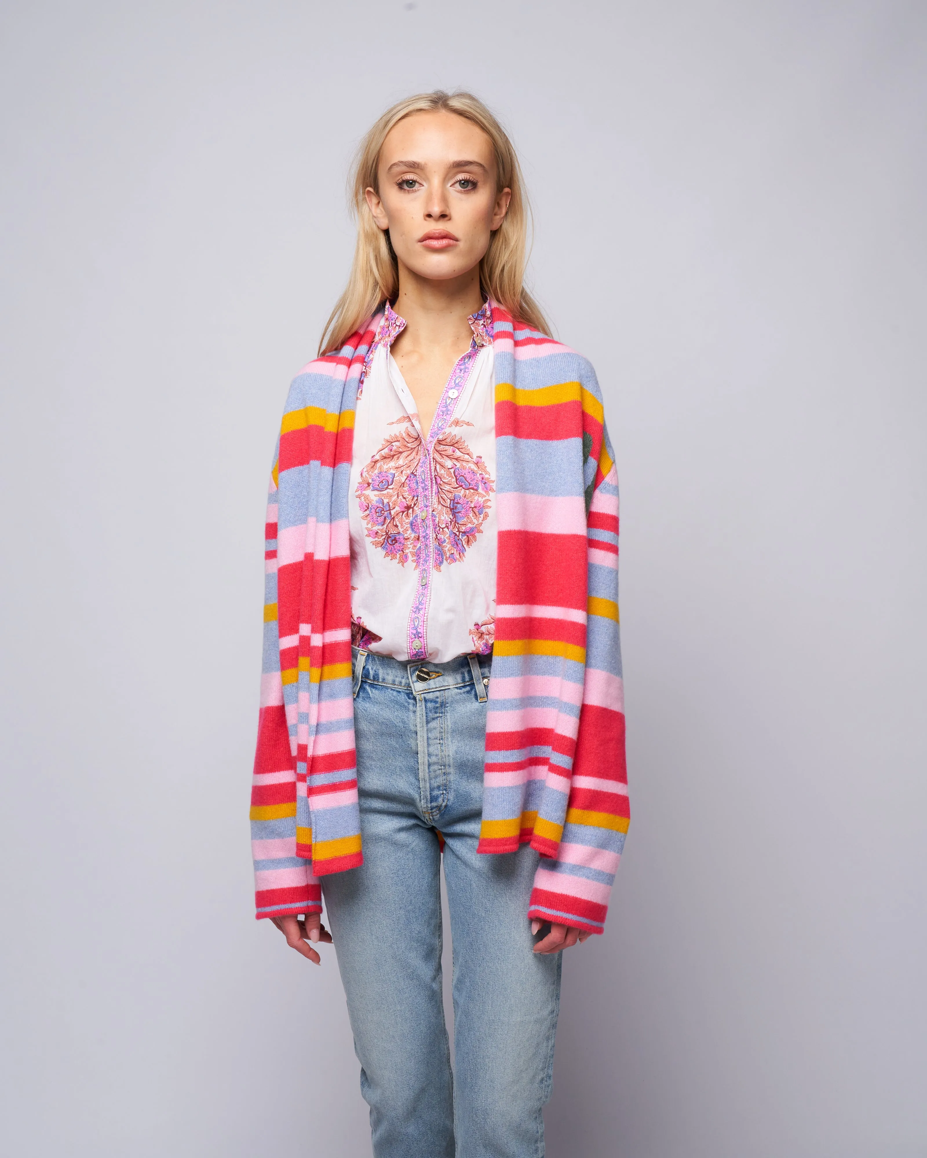cactus cardigan - multi