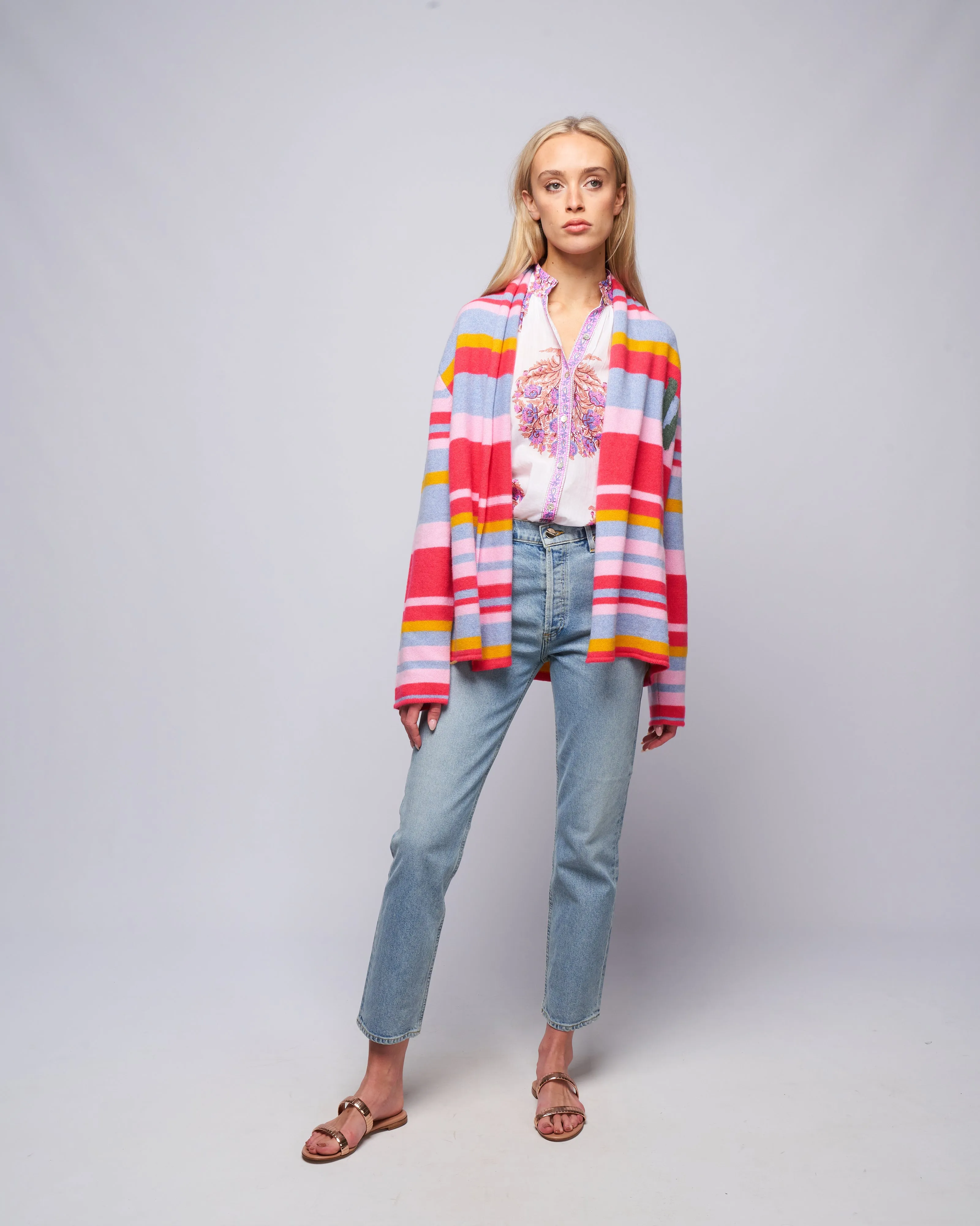 cactus cardigan - multi