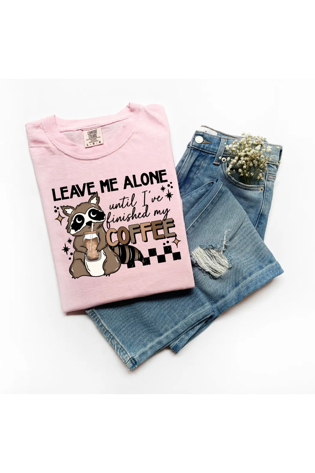 Caffeine Critter Comfort Colors T-Shirt