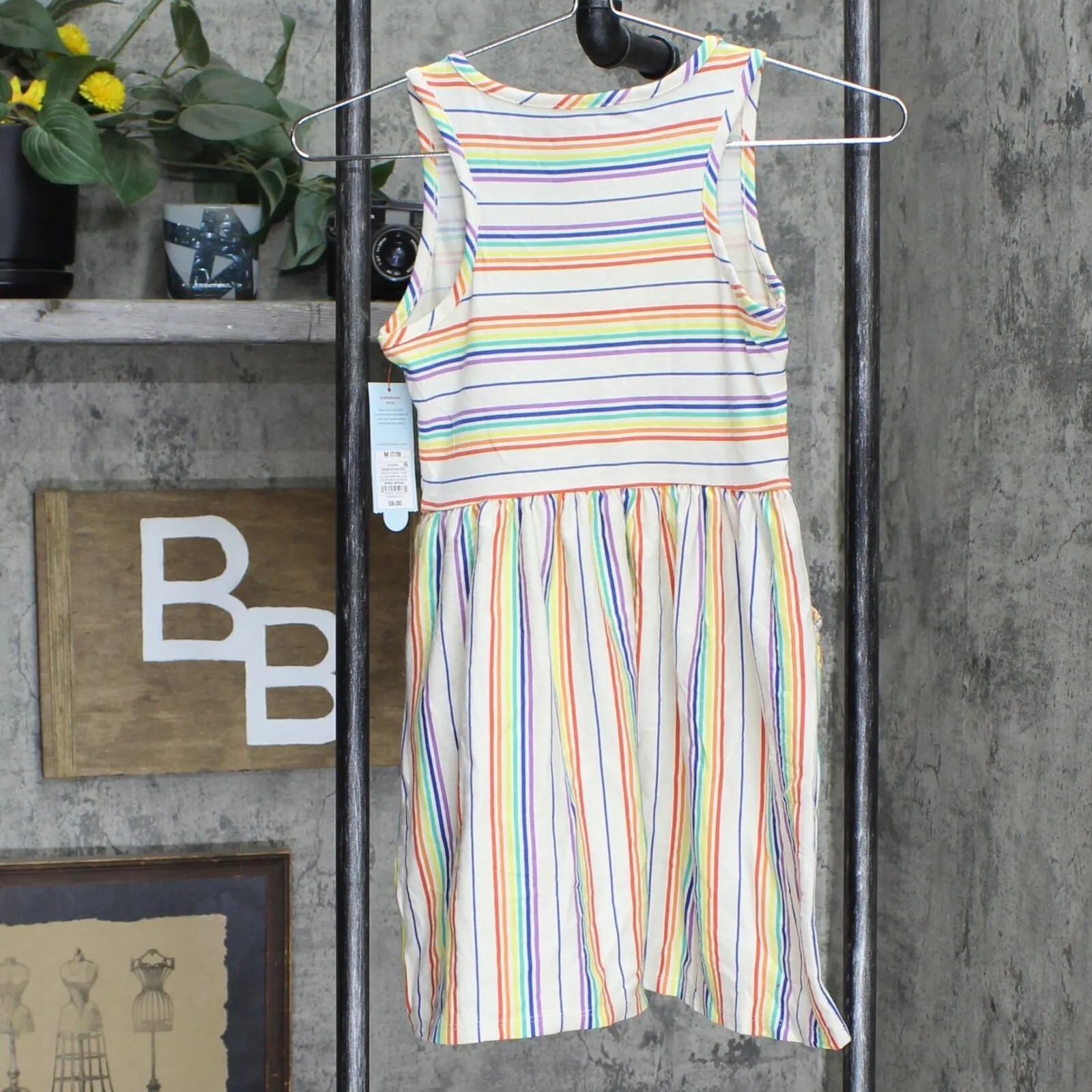 Cat & Jack Girls' Printed Sleeveless Knit Dress