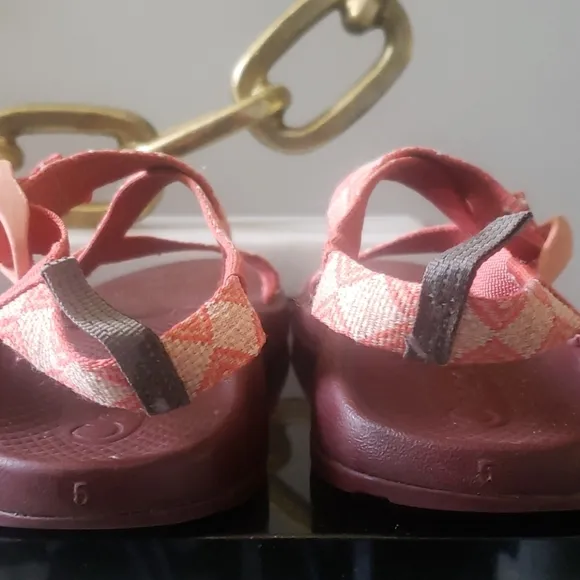 Chaco Z1 Ecotread Sandal Kaleido Peach Sz5