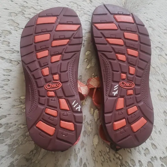 Chaco Z1 Ecotread Sandal Kaleido Peach Sz5