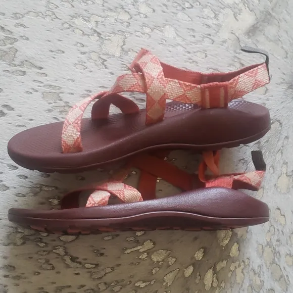 Chaco Z1 Ecotread Sandal Kaleido Peach Sz5