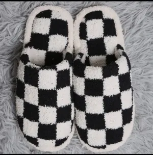 Checkered Slippers