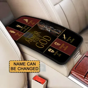 Christianartbag Armrest Accessories Car, Armor Of GOD, Enhance Comfort and Protect Your Armrest with the Live Laugh Love Center Console Armrest Pad, CAB07260923.
