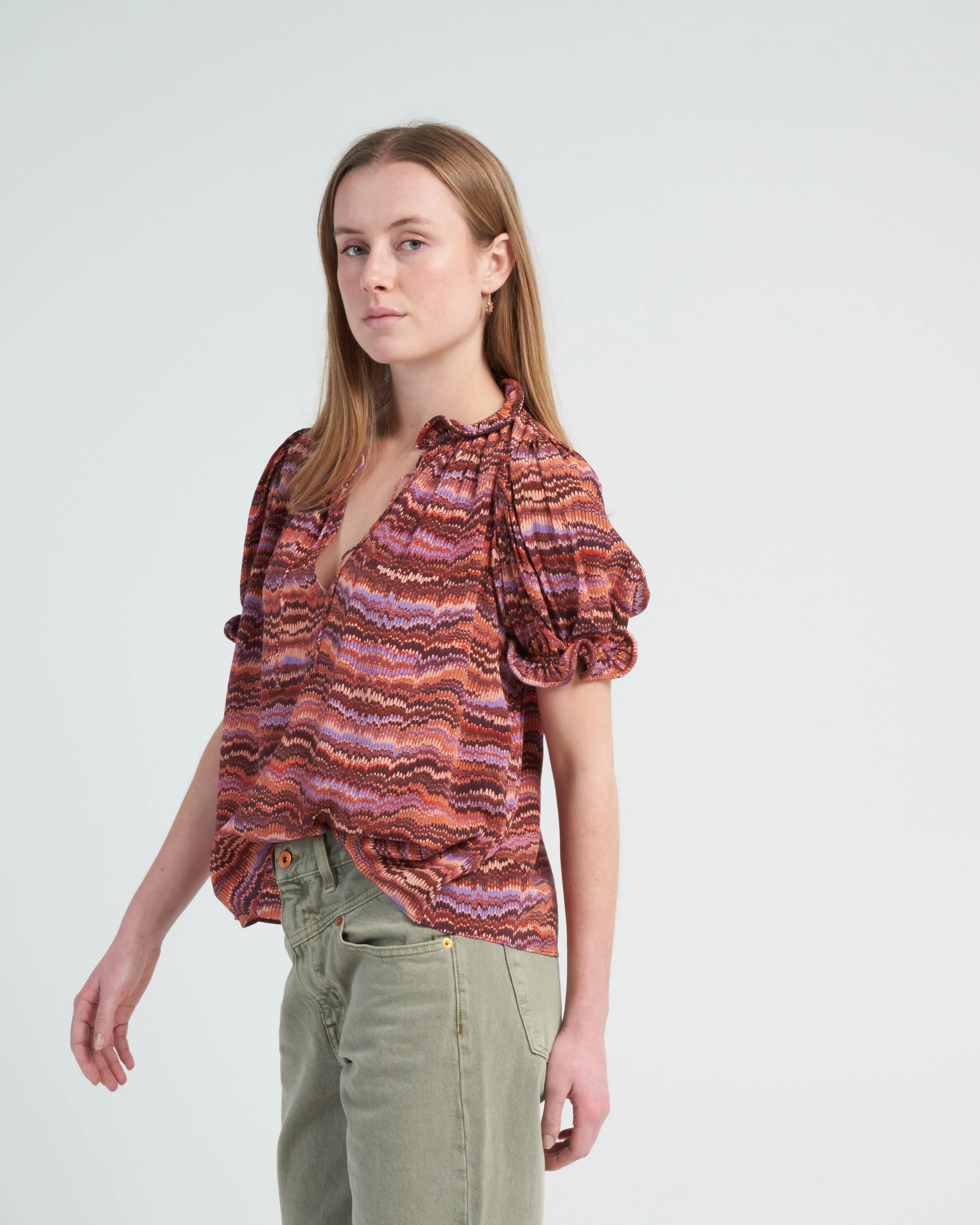 corine top - purple sapphire