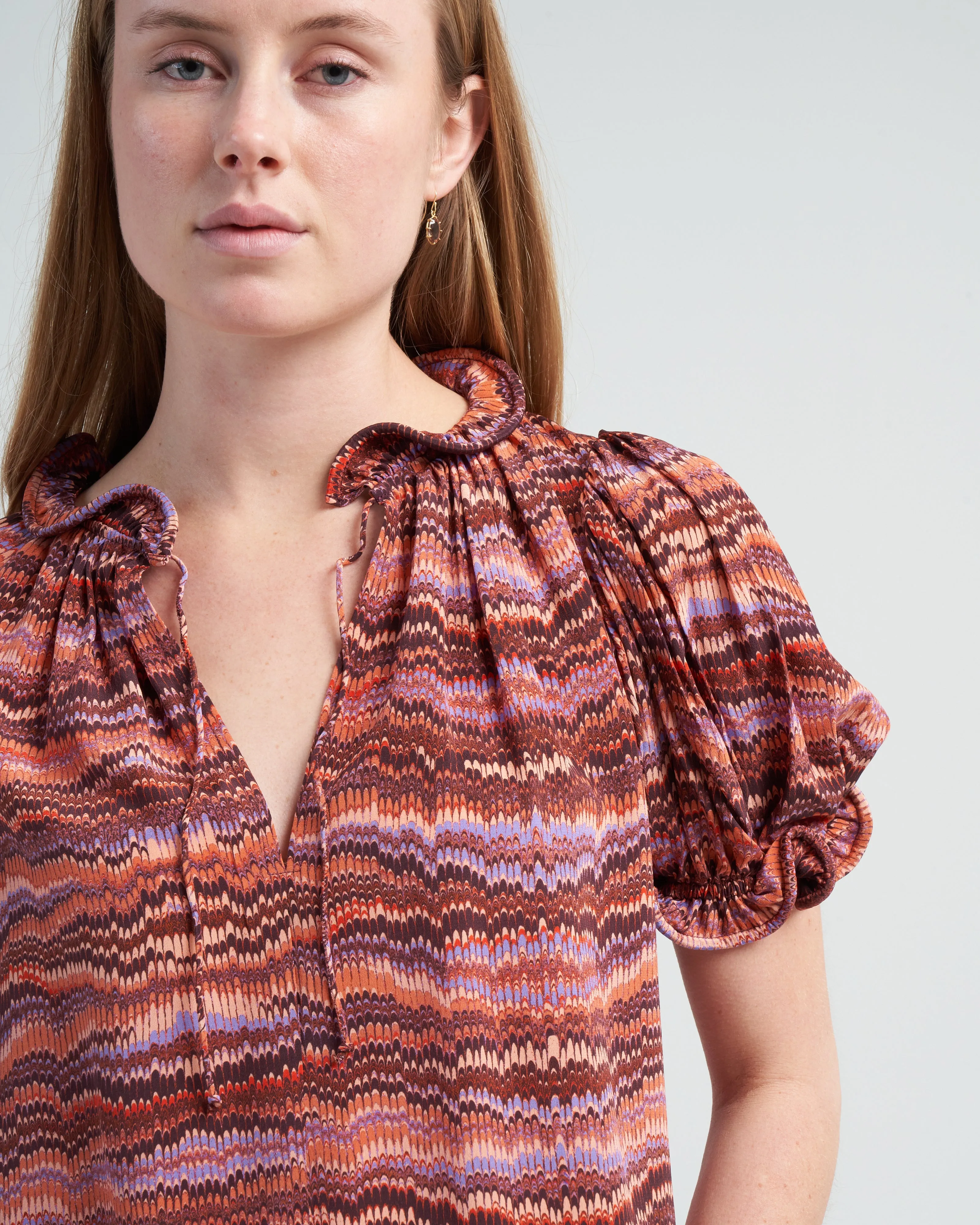 corine top - purple sapphire