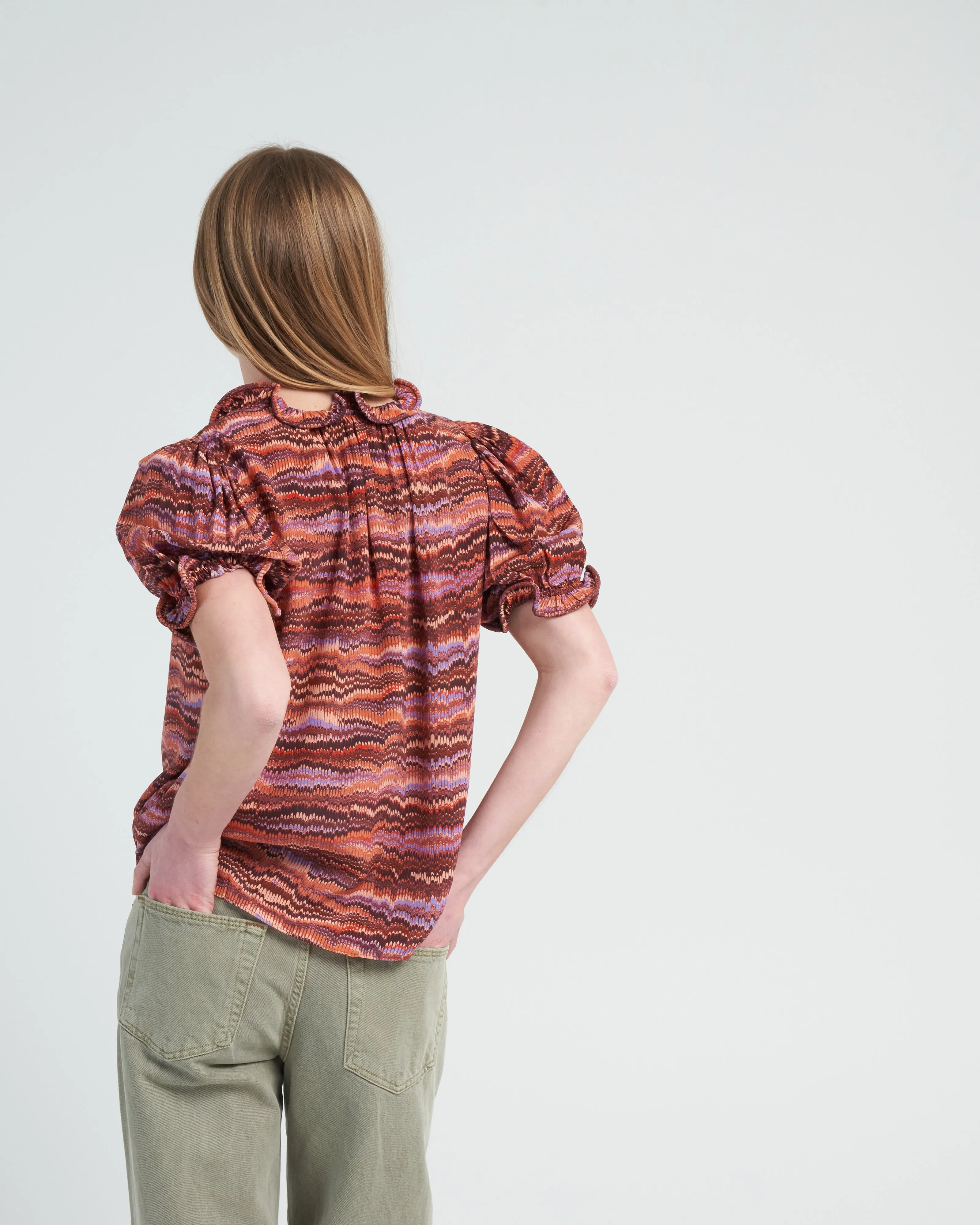 corine top - purple sapphire