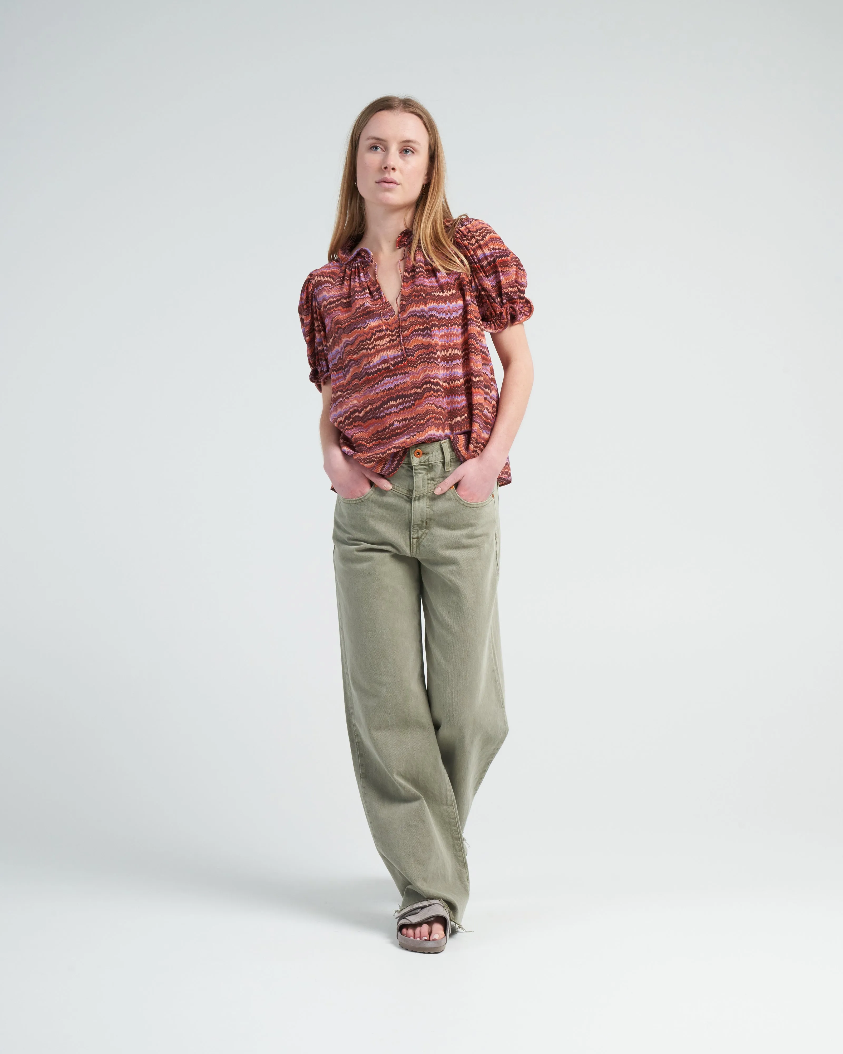 corine top - purple sapphire