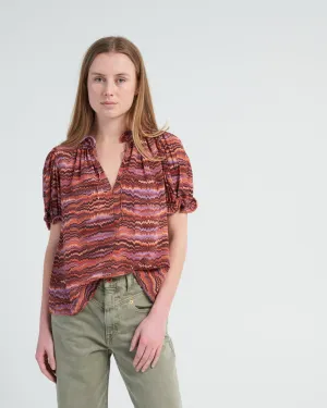 corine top - purple sapphire